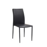 Sedia Dani plus nera in ecopelle
