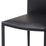 Sedia Dani plus nera in ecopelle - immagine 7