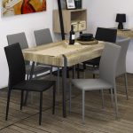 Sedia Dani plus nera in ecopelle - immagine 3