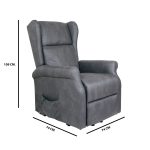 POLTRONA RELAX RECLINABILE ALZAPERSONA ELETTRICA ARLETTE D - immagine 6
