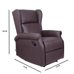 Poltrona relax reclinabile manuale Arlette A - immagine 6