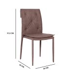 SEDIA ECOLPELLE IMBOTTITA - immagine 2