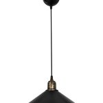 Lampada da soffitto Stel nera