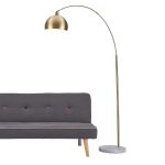 LAMPADA DA TERRA PINCARA ORO - immagine 2