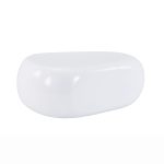 TAVOLINO EVOLUTION STONE, RESINA BIANCO LACC OPACO