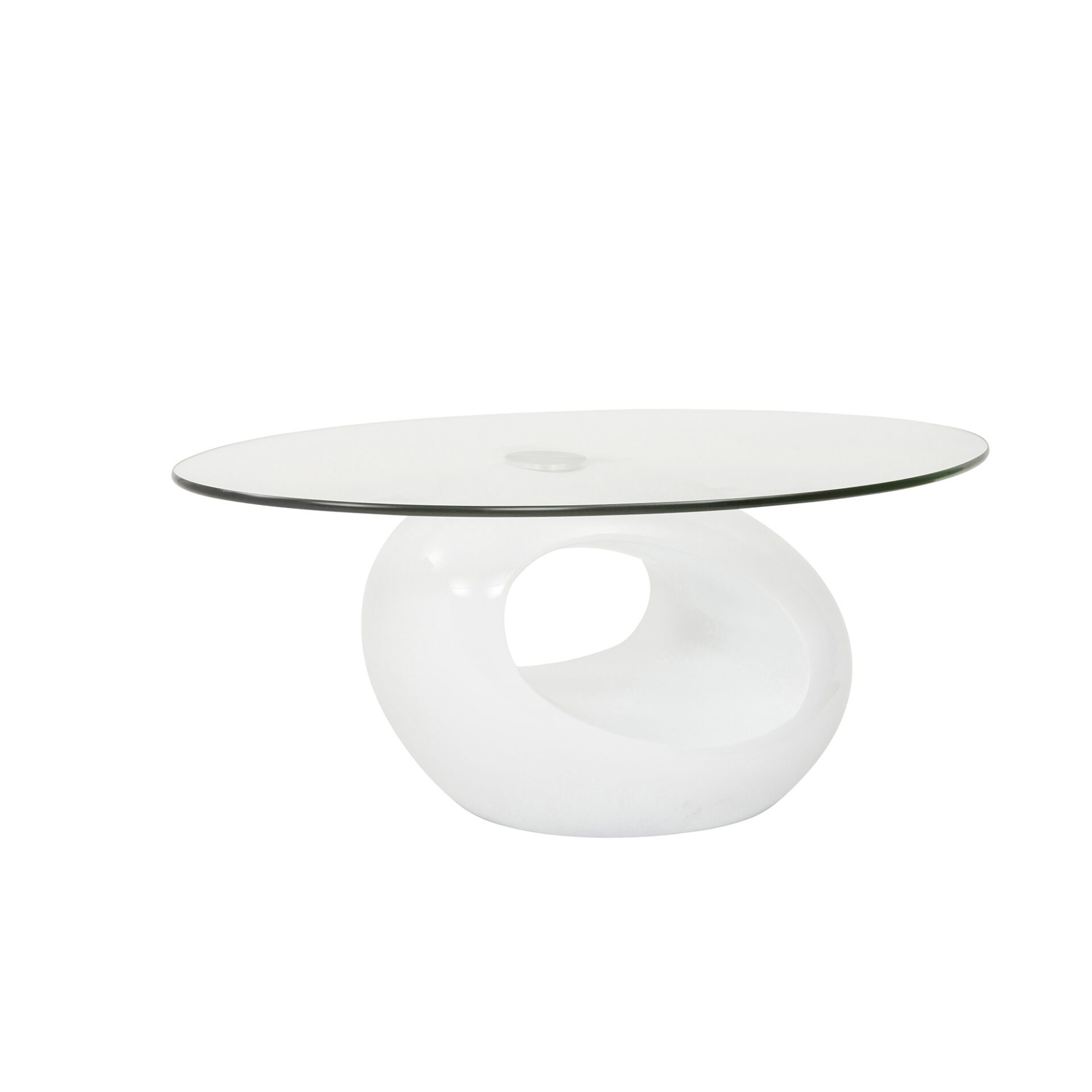 8054633413005 TAVOLINO ERMA 2 DA SALOTTO OVALE - immagine 1