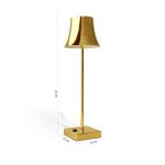 LAMPADA DA TAVOLO LINDA GOLD - immagine 2