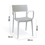 Poltrona New Chapeau in polipropilene - immagine 6
