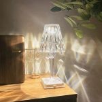 LAMPADA DA TAVOLO LED CRYSTAL METACRILATO - immagine 6